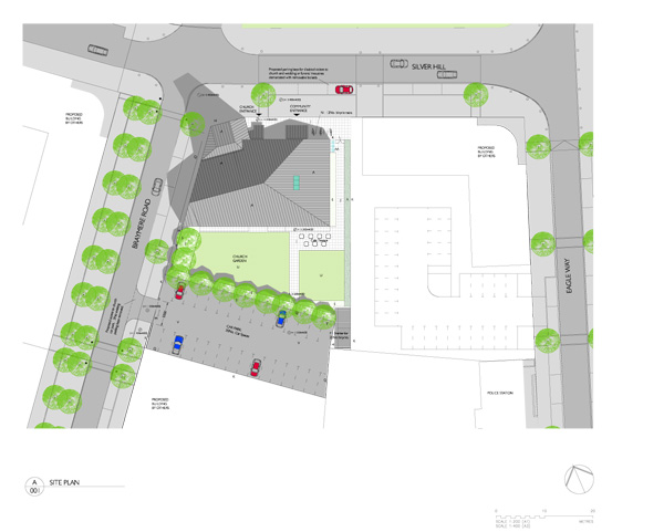 New Church, Hampton drawing